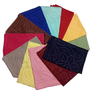 Picture of Handmade Cotton Katha for Baby – 2 Pcs