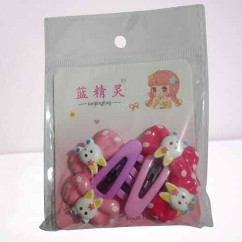 Picture of Girls Hair Clips Set – 4 Pcs