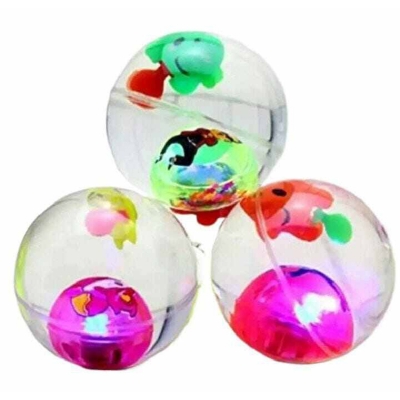Picture of LED Light-Up Jumping Ball Color-Changing Bouncing Ball – 1 Pc