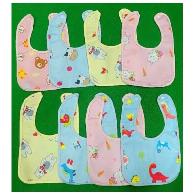 Picture of Soft Cotton Baby Feeding Bibs – 1 Pc
