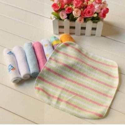 Picture of Soft Cotton Baby Handkerchief / Towel – 8 Pcs Pack