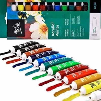 Picture of Mont Marte Acrylic Paint Set – 12 Pieces