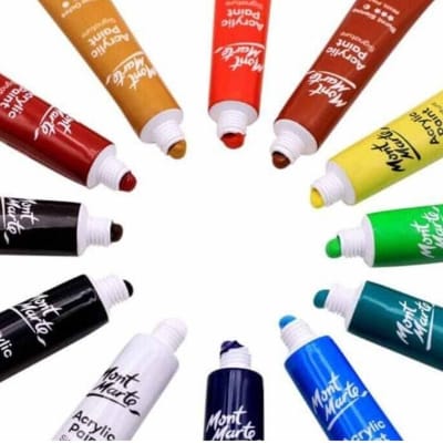 Picture of Mont Marte Acrylic Paint Set – 12 Pieces