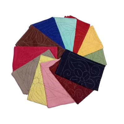Picture of Cotton Baby Nokshi Katha 32" x 21" – 10 Pcs - 1-2yrs