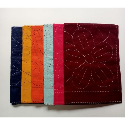 Picture of Cotton Baby Nokshi Katha 32" x 21" – 10 Pcs - 1-2yrs