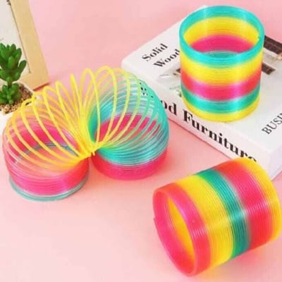 Picture of Rainbow Spring Ring Play Toy – 3 Sizes, 3 Pcs