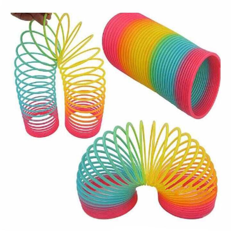 Picture of Rainbow Spring Ring Play Toy – 3 Sizes, 3 Pcs