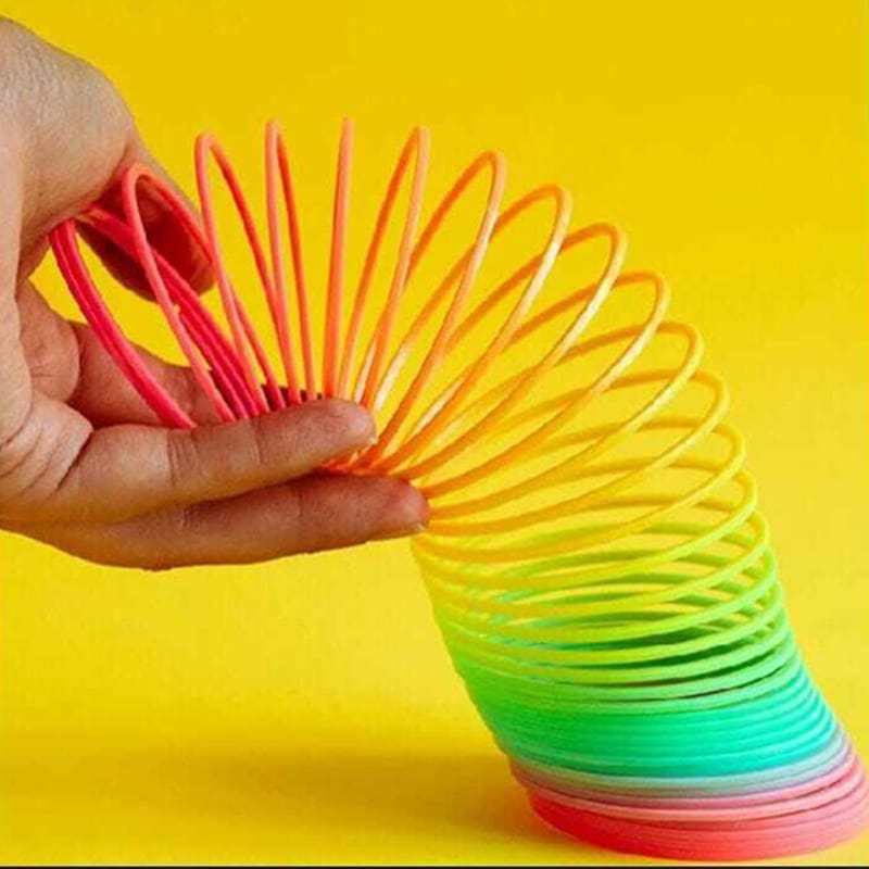 Picture of Rainbow Spring Ring Play Toy – 3 Sizes, 3 Pcs