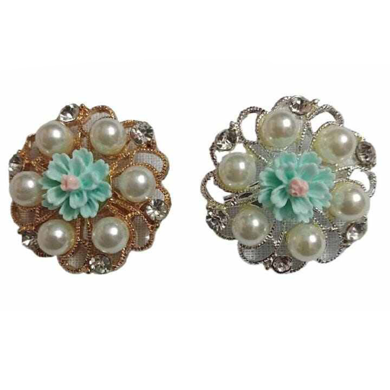 Picture of Crystal Rhinestone Brooch Hijab Safety Pin – 1 Pair