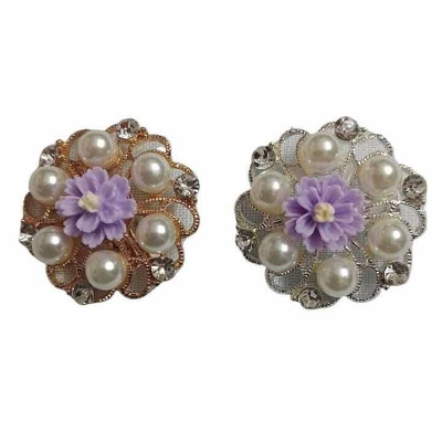 Picture of Crystal Rhinestone Brooch Hijab Safety Pin – 1 Pair