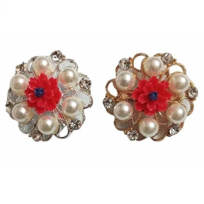 Picture of Crystal Rhinestone Brooch Hijab Safety Pin – 1 Pair