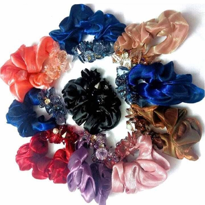 Picture of Starry Organza Scrunchie / Hair Band for Women – 1 Pc