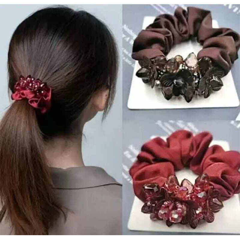 Picture of Starry Organza Scrunchie / Hair Band for Women – 1 Pc