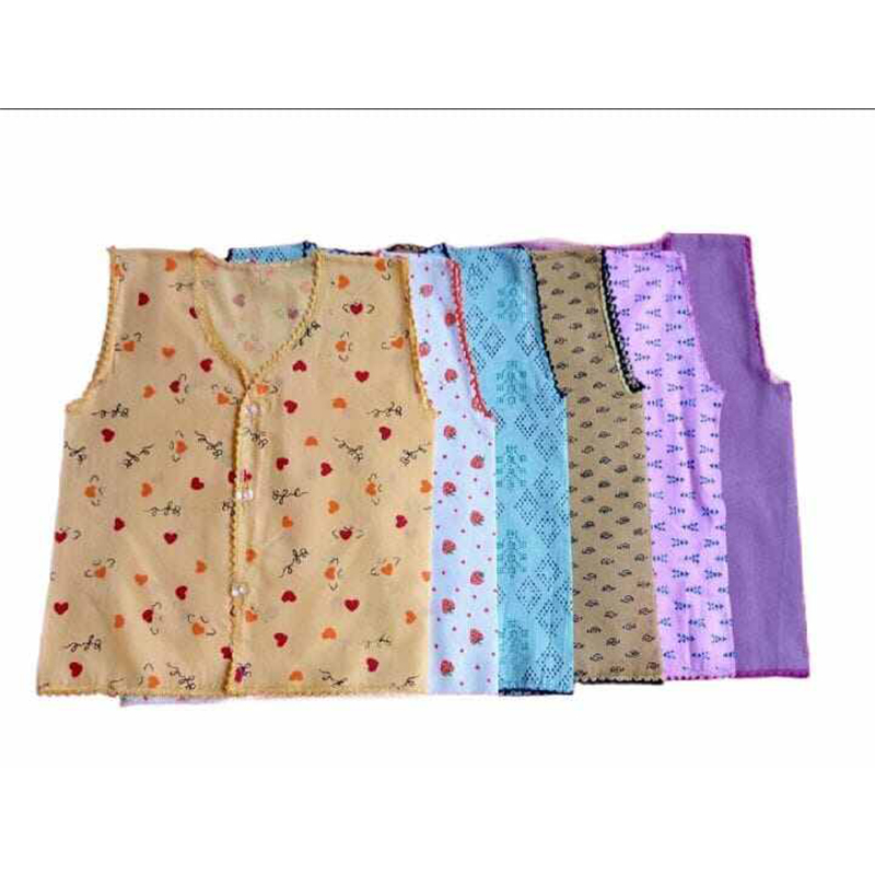 Picture of Newborn Baby Set: 6 Katha + 6 Nima + 6 Nappy + 1 Mustard Pillow – 0–6 Months