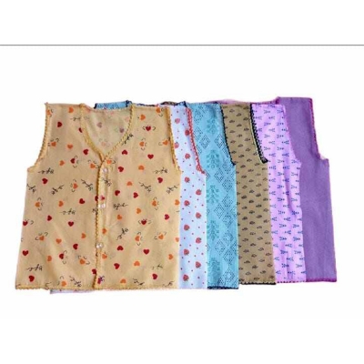 Picture of Newborn Baby Set: 6 Katha + 6 Nima + 6 Nappy + 1 Mustard Pillow – 0–6 Months