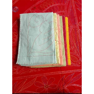 Picture of Newborn Baby Set: 6 Katha + 6 Nima + 6 Nappy + Mustard Pillow + Waterproof All Kalat – 0–6 Months