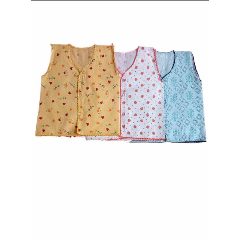 Picture of Newborn Baby Set: 3 Katha + 3 Nima + 3 Nappy + Mustard Pillow + Waterproof All Kalat – 0–6 Months