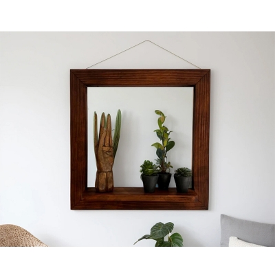 Picture of Showpiece holder Plant Pot Holder Flower Pot Holde  Rack Wood Stand SPPH016-Bronze