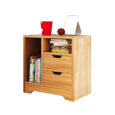 Picture of Bedside table corner table sofa side table bedroom bed side table SPBT213-Brown
