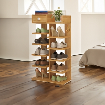 Picture of Shoe Organizer Shoe Storage Rack,Shoe rack Cabinet for Entryway Bedroom  Living Room SPSR33