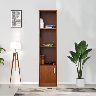 Picture of Book Shelf Bookcase Office Bookshelf Stand Office file stand showpiece shelf Stand SPSL28-Coffee