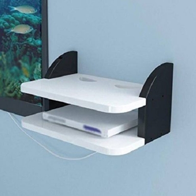 Picture of Router Stand Double layer Wall Mounted Router Shelf projector mount Router Storage Setup Box R108