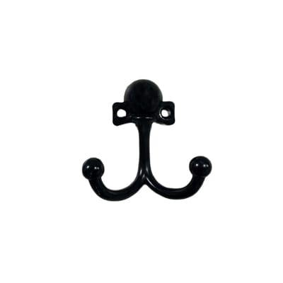 Picture of Metal Hook Coat Hooks  Wall Mounted Lion Tale Hook Hanging Hook Strong Metal Polished Hook Huk2-Black