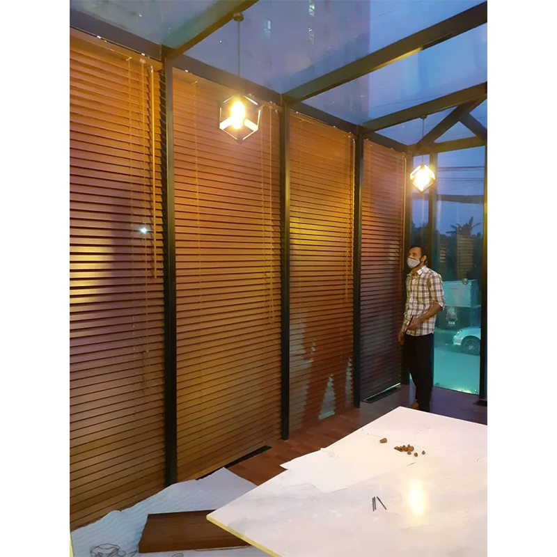 Picture of Wooden Blinds | 5.5 Feet by 5.5 Feet | Multicolor