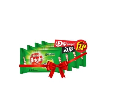 Picture of Lemon Bright Dishwashing Bar 300gm (Buy 3 Get 1 Free)