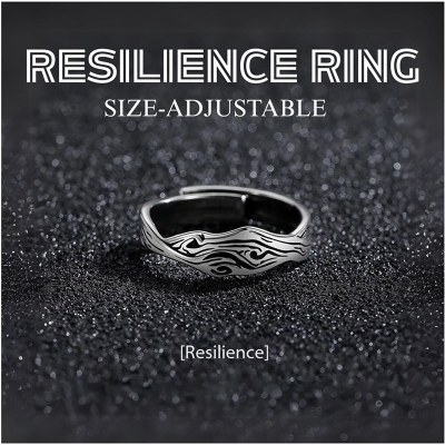 Picture of Resilience Ring One Size, Color-Silver