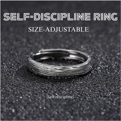 Picture of Self-Discipline Ring One Size, Color-Silver