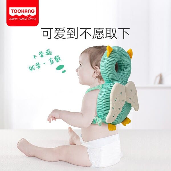 Picture of Baby Head Protector Backpack with Knee Pads And Non-Slip Socks (Turtle)