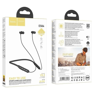 Picture of Hoco ES64 Neckband Wireless Earphone - Black