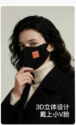 Picture of Face Mask for Style and Protection black 