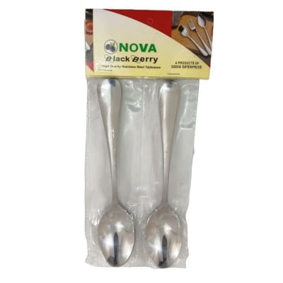 Picture of NOVA 6 PCS STAINLESS STEEL TEA SPOON SILVER COLOUR-Silver
