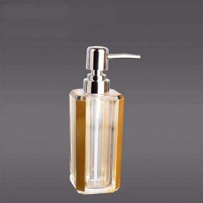 Picture of Hand Soap Dispenser Bathroom Shower Dispensers Pump Bottle Dispenser for Home Kitchen Lotion, Golden-Gold