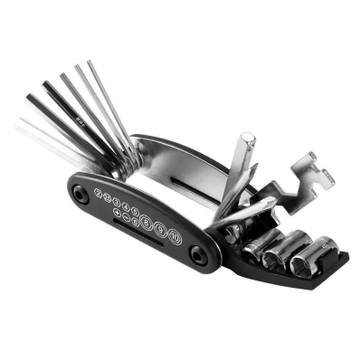 Picture of 1 pcs Universal Bicycle Repair Tool Kit Multifunctional Bike Repairing Set Cycling Steel Tools Hex Wrench Hex Screwdriver-Black