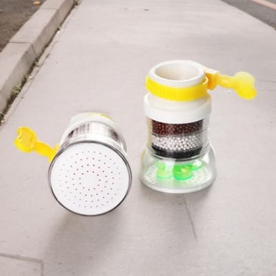 Picture of Adjustable Water Tap Filter, Water-Saving Faucet Filter for Kitchen Sink Use (1 Piece)-Multicolor