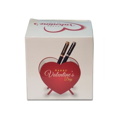 Picture of product image0 product image1 product image2 Love Shape Pen Holder - Red-Red