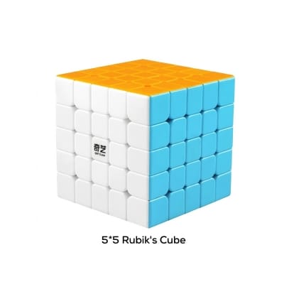 Picture of high quality 5x5x5 Speed Rubik's Cube-Multicolor
