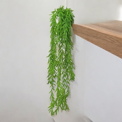 Picture of 1 pcs 90cm Artificial Wall Hanging Green Leaves for Decoration - Same as Picture-Multicolor