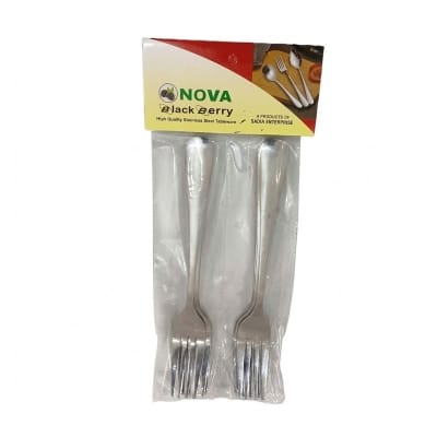Picture of NOVA 6  PCS STAINLESS STEEL FORK SPOON SILVER COLOUR-Silver