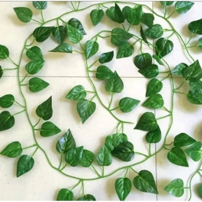 Picture of Artificial Hanging Vines Plant - 6-7 feet - artificial flower-Green