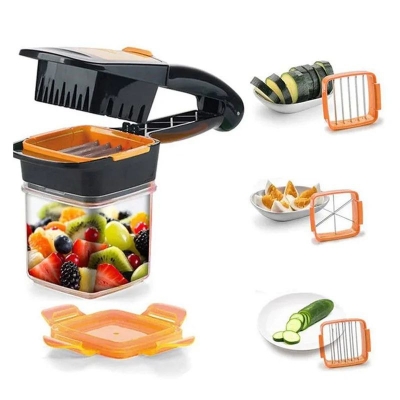 Picture of 5 In 1 Quick Nicer Dicer Fruit & Vegetable Cutter-Multicolor