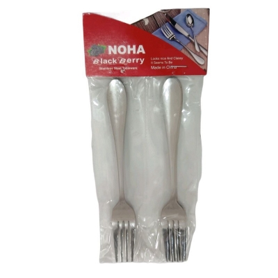 Picture of NOHA 6 pcs stainless steel fork spoon silver colour-Silver