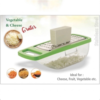 Picture of Multicolor Stainless Steel Vegetable And Cheese Grater, For Kitchen-Multicolor