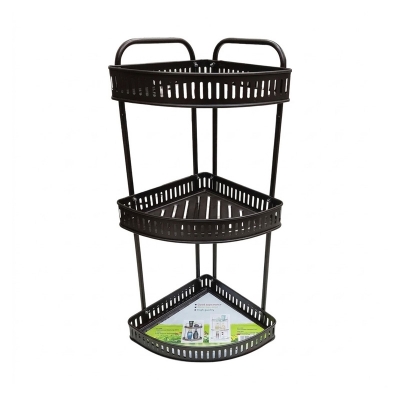 Picture of 3 Tier Wall Hanging Metal Corner Shelf

coffee color-Coffee