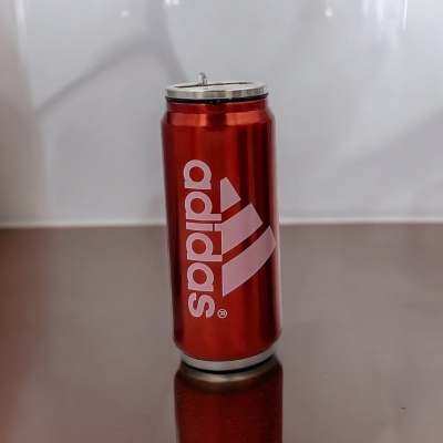 Picture of 1 pcs Can style Stainless 500ml Water Bottle, Vacuum Drinking Bottle, Red Color-Red