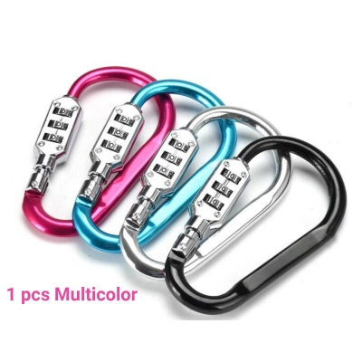 Picture of 1 pcs snap hook for bag Combination Lock-Multicolor