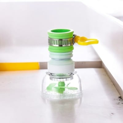 Picture of Retractable Kitchen Tap Filter - 360-Degree Adjustable Faucet Nozzle Softener Water Filtration-Multicolor